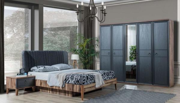 Meyra Gri Yatak Odası