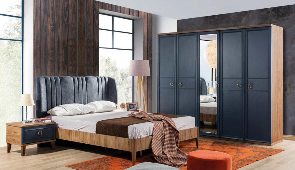 Meyra Mavi Yatak Odası