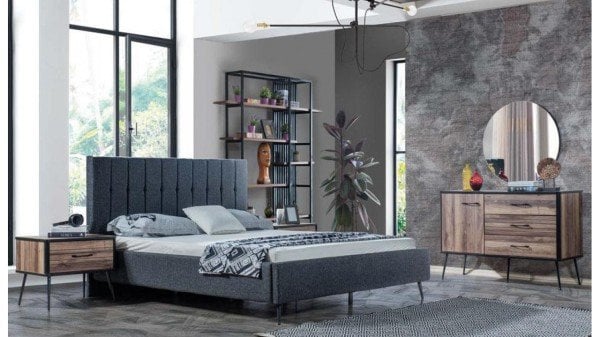 Nidar Ceviz Yatak Odası (Hazır Ürün)