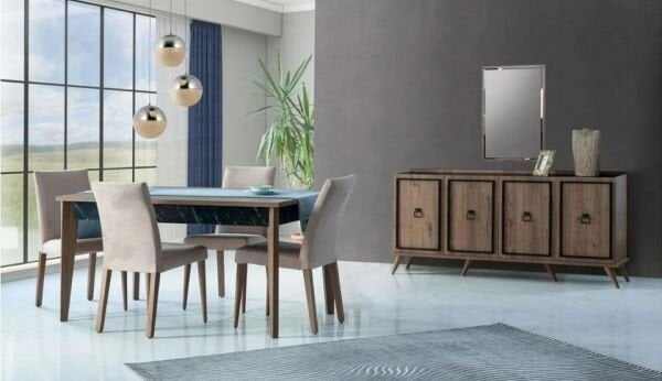 Vega Ceviz Yemek Odası