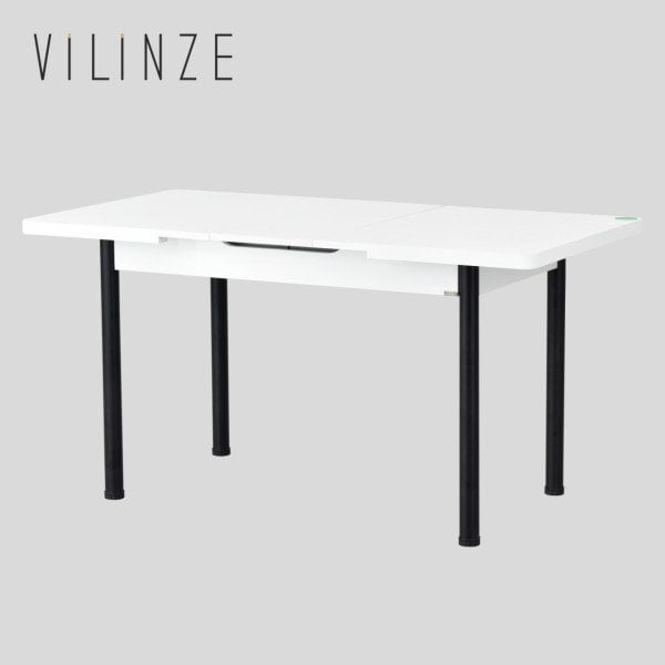 Zeytin 120 Beyaz/Gri Mutfak Masası Takımı