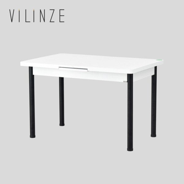 Zeytin 120 Beyaz/Gri Mutfak Masası Takımı