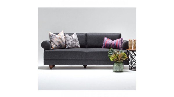 Samara Üçlü Koltuk Kahverengi