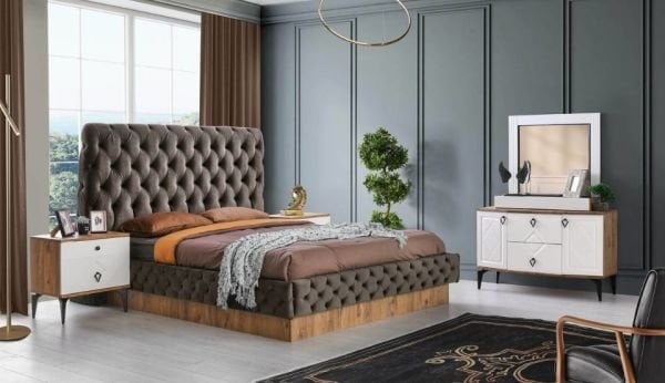 Barbaros Yatak Odası Şifonyer ve Aynası