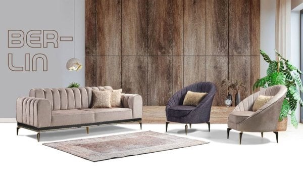 Z. Berlin Koltuk Takımı Üçlü Koltuk