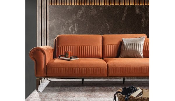 Marsilya Koltuk Takımı Üçlü Koltuk