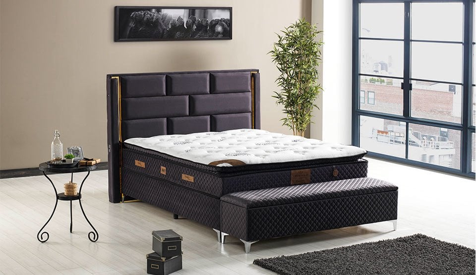 Teşhir Bianco Yatak, Baza, Başlık Set