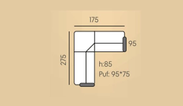 Yosun Köşe Takımı + Puf