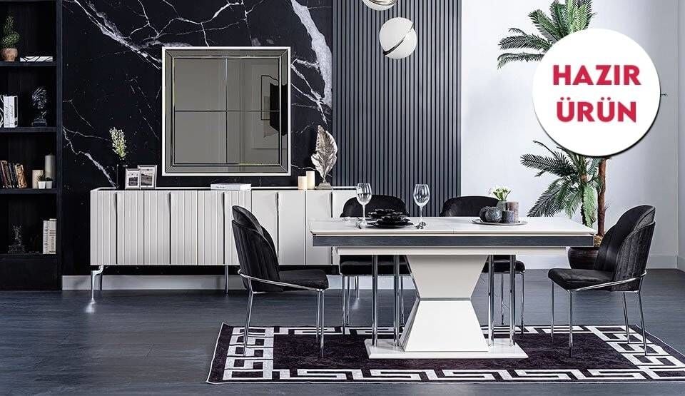 Beyza Yemek Odası (Hazır Ürün)