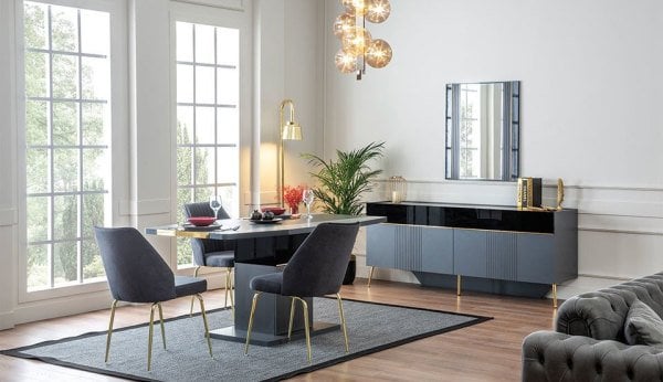 Teşhir Noir Yemek Odası