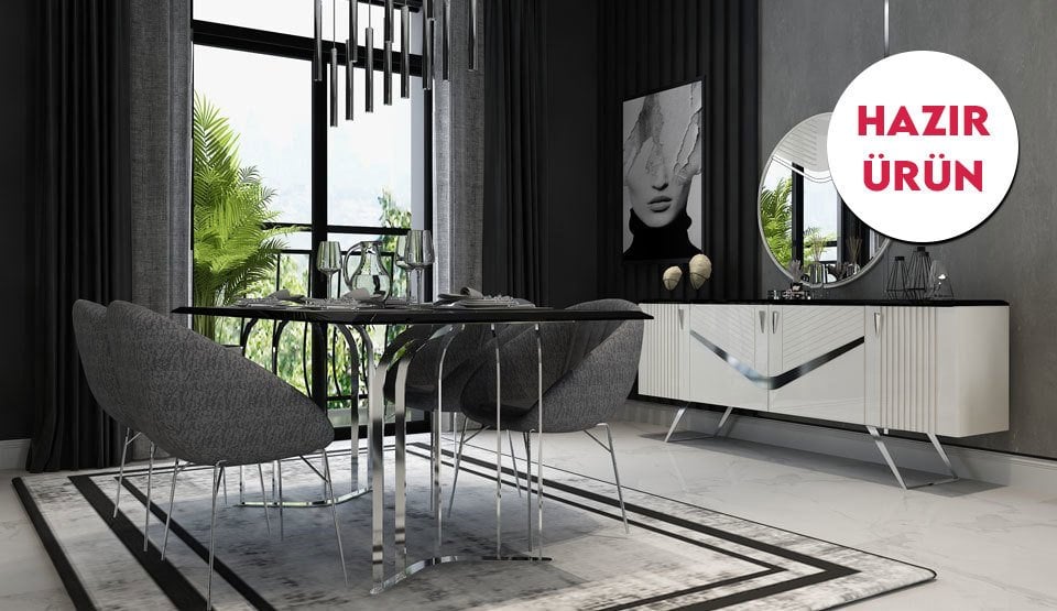 Vendi Yemek Odası (Hazır Ürün)