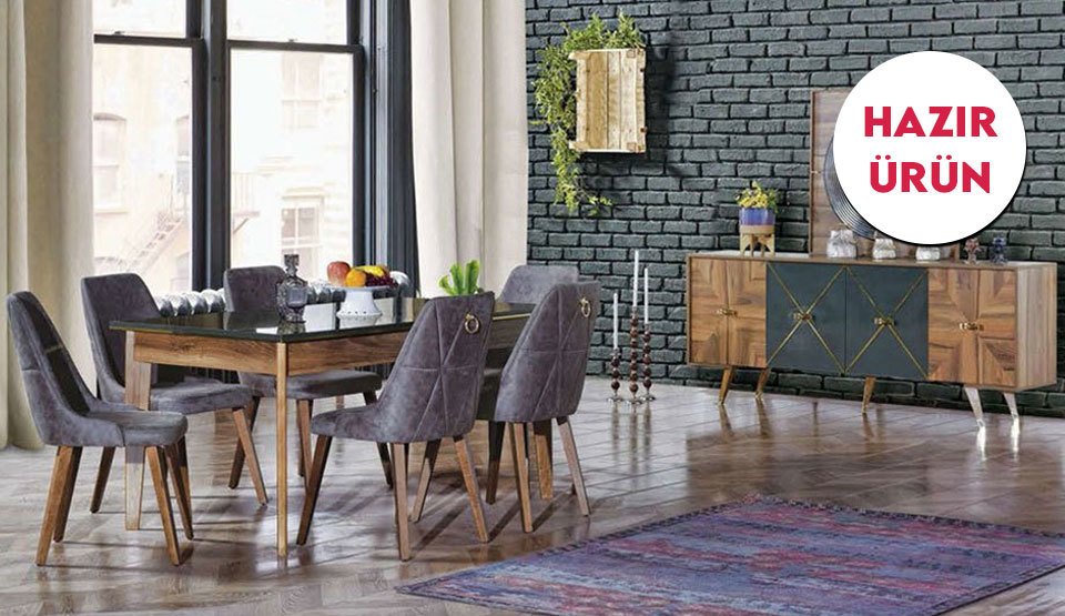 Aliza Yemek Odası (Hazır Ürün)
