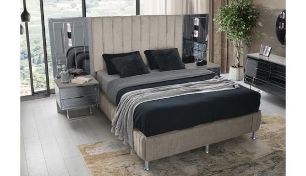 Karizma Köşe Yatak Odası Şifonyer ve Aynası