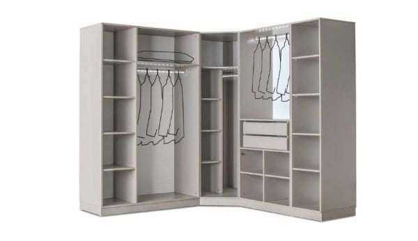 Karizma Köşe Yatak Odası Şifonyer ve Aynası