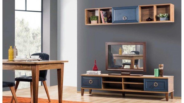 Meyra Mavi Yemek Odası