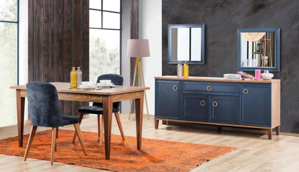 Meyra Mavi Yemek Odası