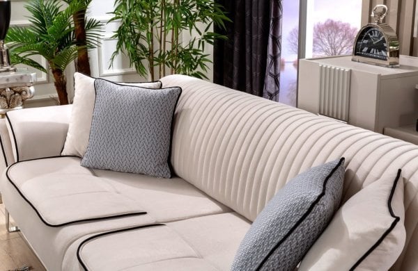 Arda Gümüş Üçlü Koltuk