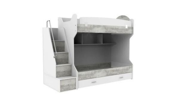 Smart Yavrulu Ahşap Ranza