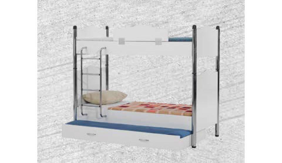 T-306-01 Yavrulu Ahşap Ranza