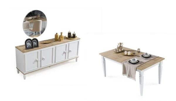 Mila Yemek Odası (Hazır Ürün)