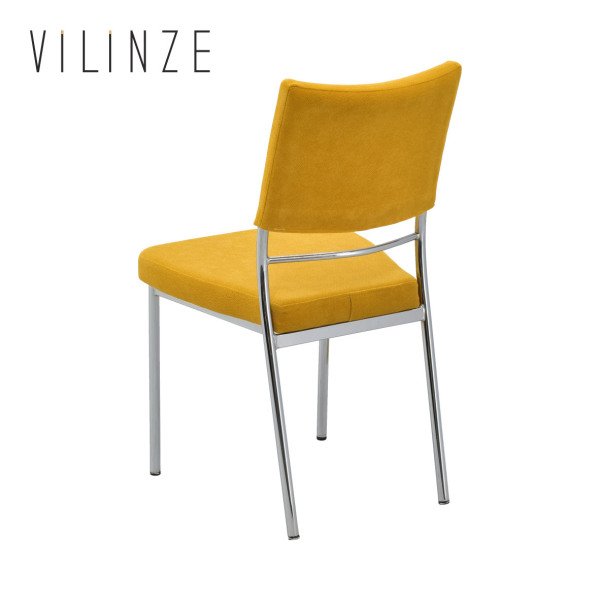 İpek Sarı Metal Sandalye