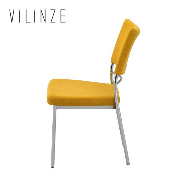 İpek Sarı Metal Sandalye