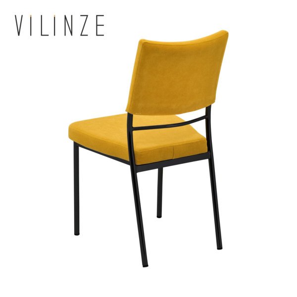 İpek Sarı Metal Sandalye