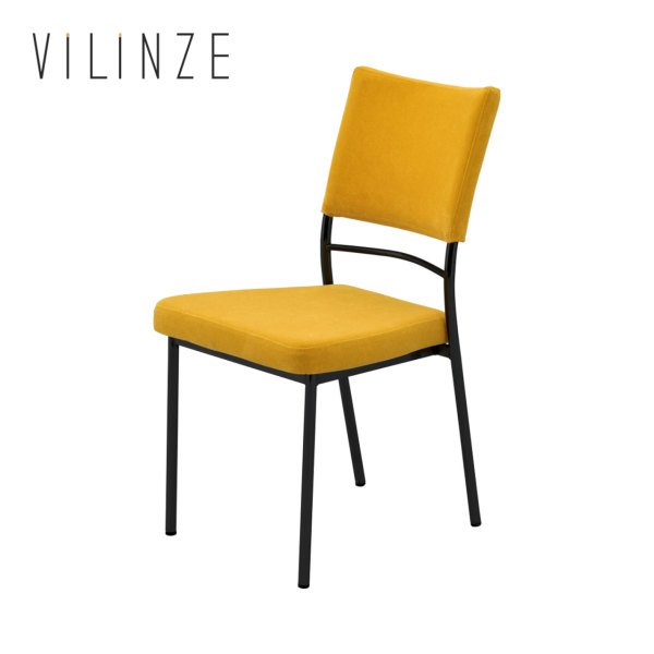 İpek Sarı Metal Sandalye