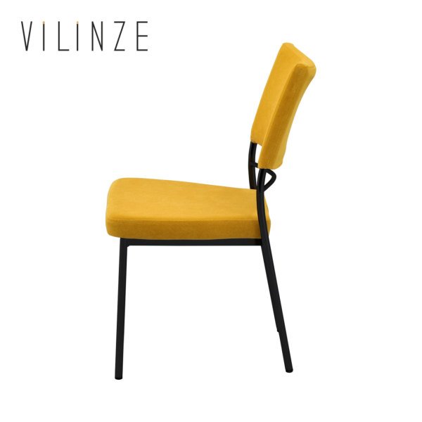 İpek Sarı Metal Sandalye