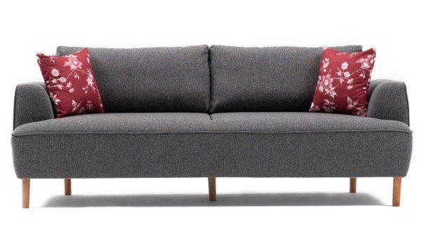 Felix Extra Soft Üçlü Kanepe Koyu Gri