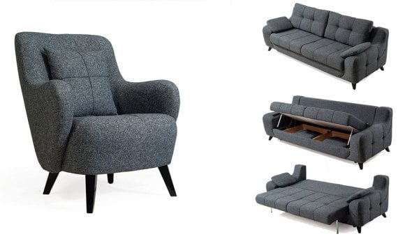 Damla Koltuk Takımı Berjer