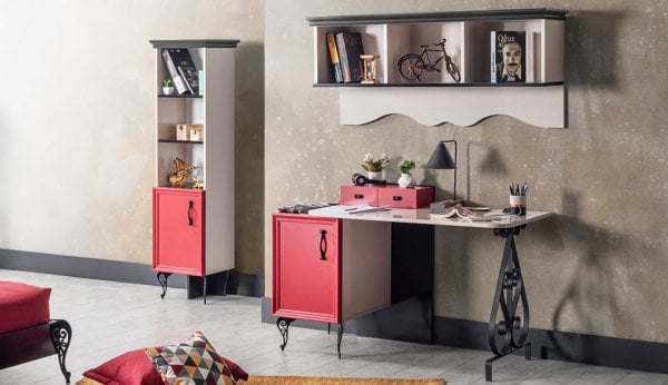 İmola Genç Odası Çalışma Masası Üst Modül