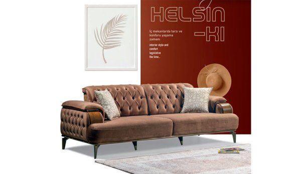 Helsinki Koltuk Takımı Üçlü Koltuk