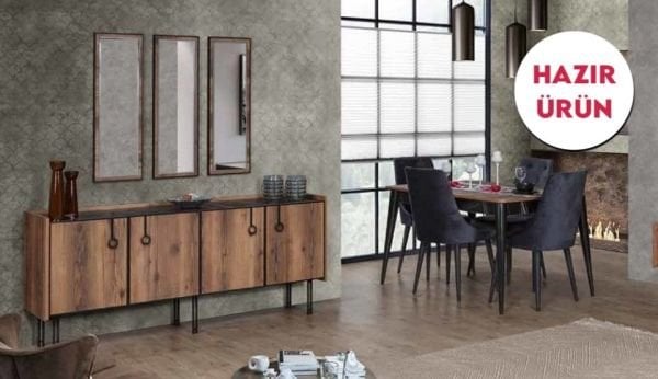 Azra Yemek Odası (Hazır Ürün)