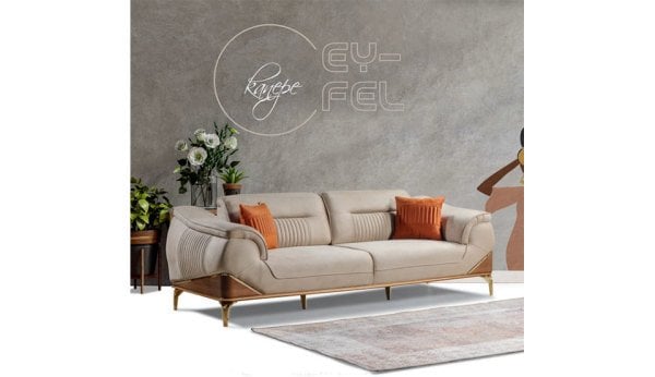 Eyfel Koltuk Takımı Üçlü Koltuk