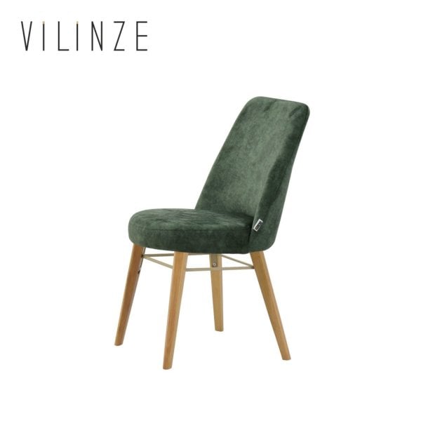 Asgold Yeşil Ahşap Sandalye